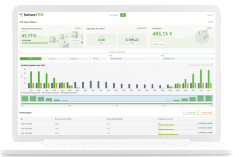 ValoreCer - Platform for Renewable Energy Community management